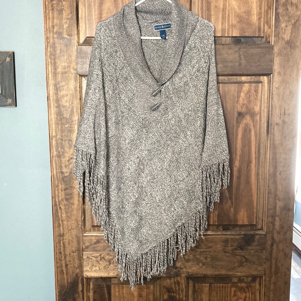 KarenScott sweater, grey, size L/XL